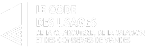 logo blanc du code des usages